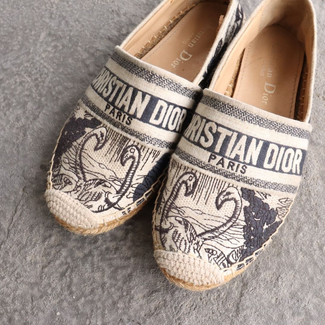 CHRISTIAN DIOR SHOES ESPADRILLES GRANVILLE CANVAS SHOES Women s