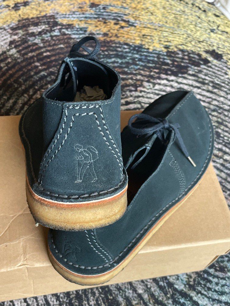 Clarks Desert Trek 6876 Navy Blue Color Shoes size US 9.5