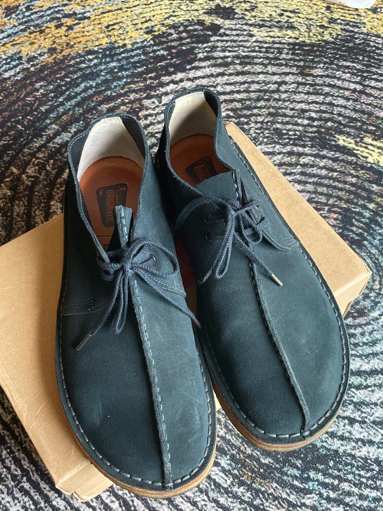Clarks Desert Trek 6876 Navy Blue Color Shoes size US 9.5