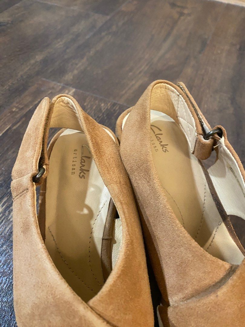 Clarks shoe size uk 4 Women s Fashion Footwear Wedges on Carousell