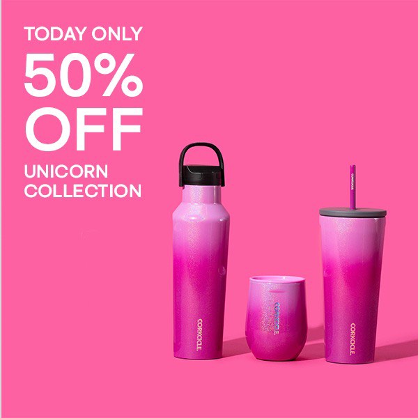 Corkcicle Unicorn Magic Sport Canteen 20 oz, Kitchen & Appliances di
