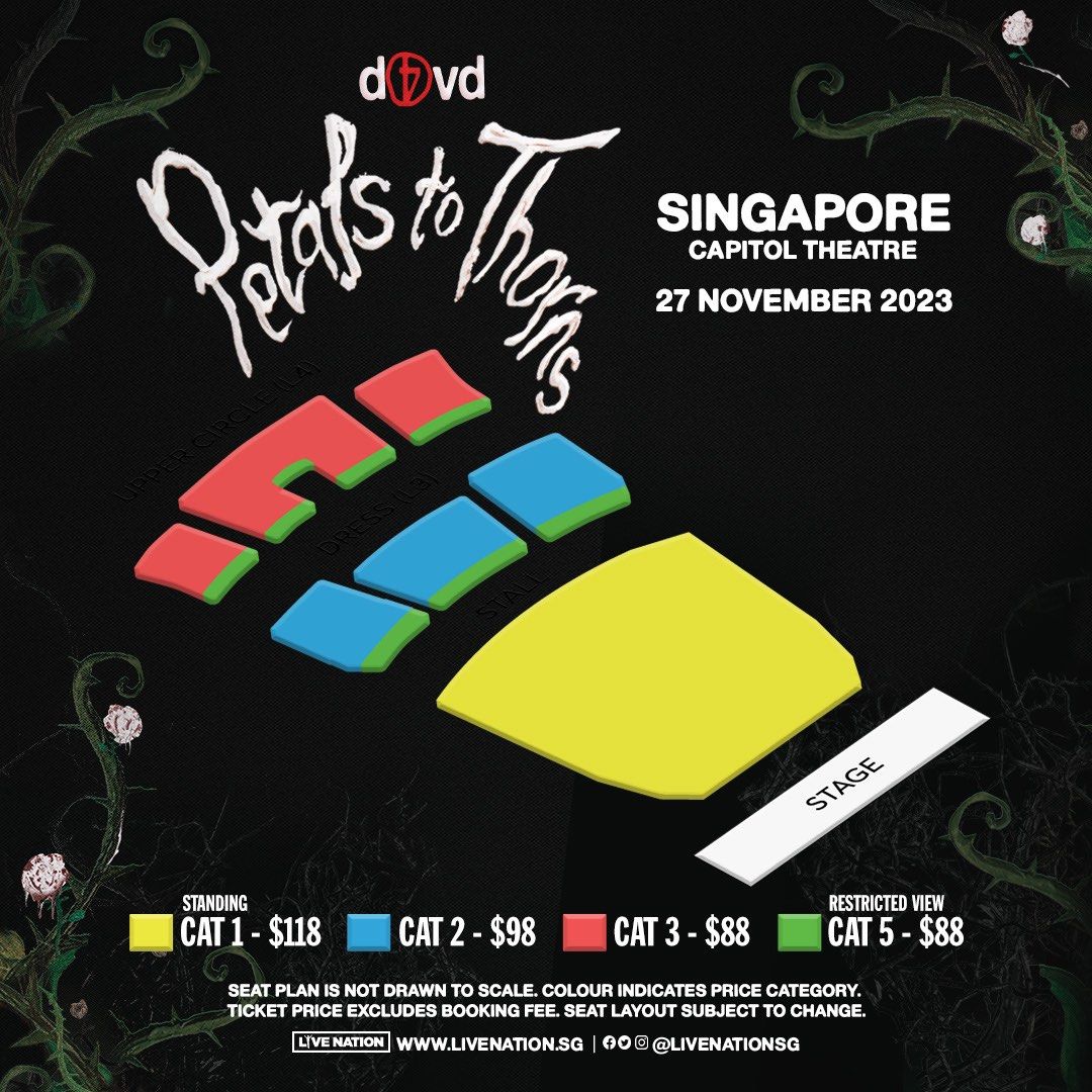 D4vd Concert Tickets, Tickets & Vouchers, Event Tickets on Carousell