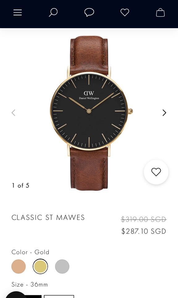 Daniel Wellington 35mm Luxury Watches on Carousell
