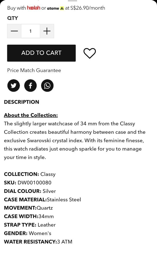 Daniel Wellington Classic Sheffield Watch 34mm