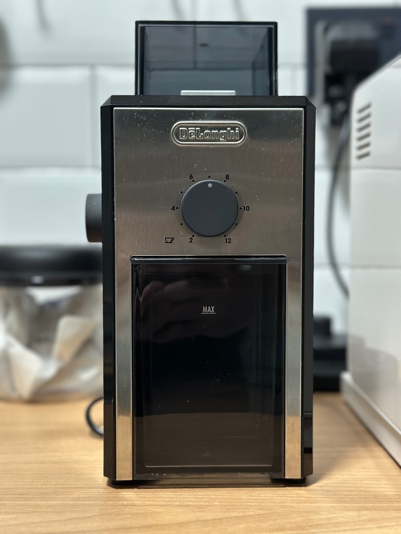 De'Longhi KG89 Burr Coffee Grinder (Black), TV & Home Appliances