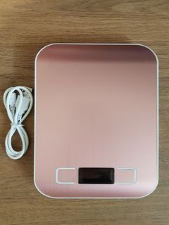 ACU-CHECK Weight Machine For Body Weight Digital, Bathroom Scale Machine  180kg Capacity Weighing Scale with LCD Display Glass Weighing Scale  Rechargeable Weighing machine, Gym Weight Scale (Pink) 