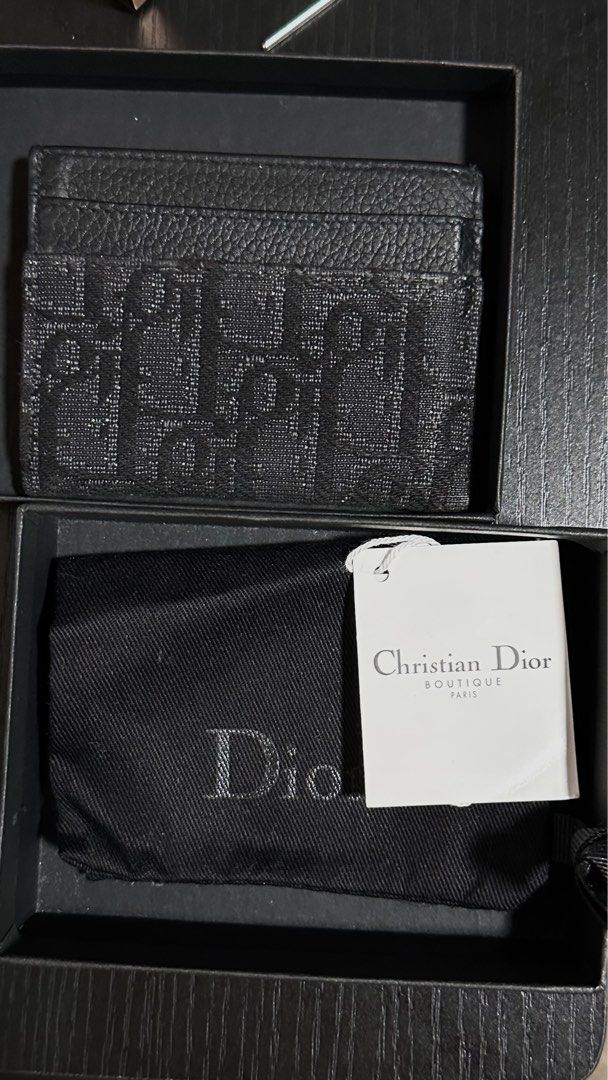 Dior cardholder oblique online