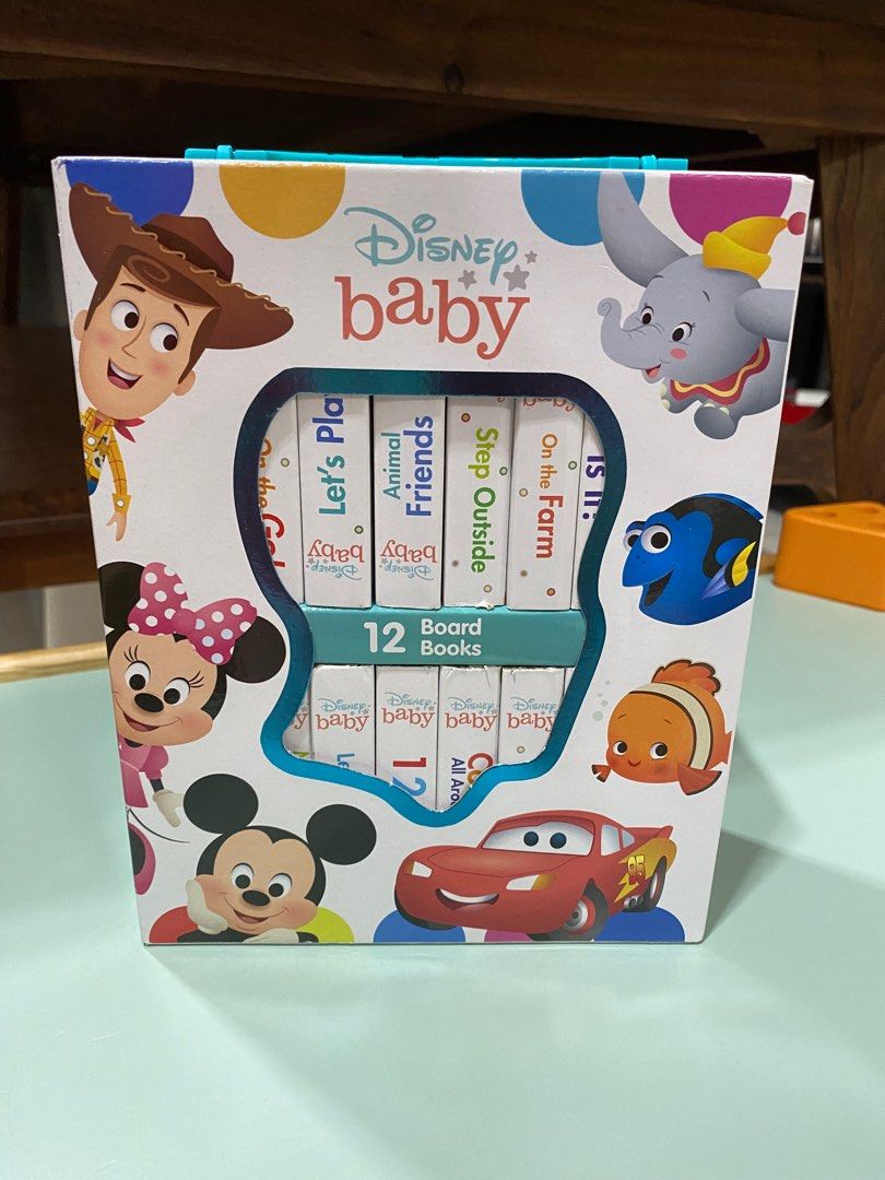 Disney baby board books, 興趣及遊戲, 書本 & 文具, 小朋友書 Carousell
