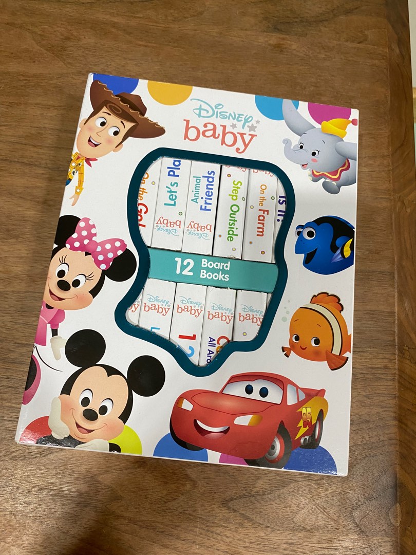 Disney baby board books, 興趣及遊戲, 書本 & 文具, 小朋友書 Carousell