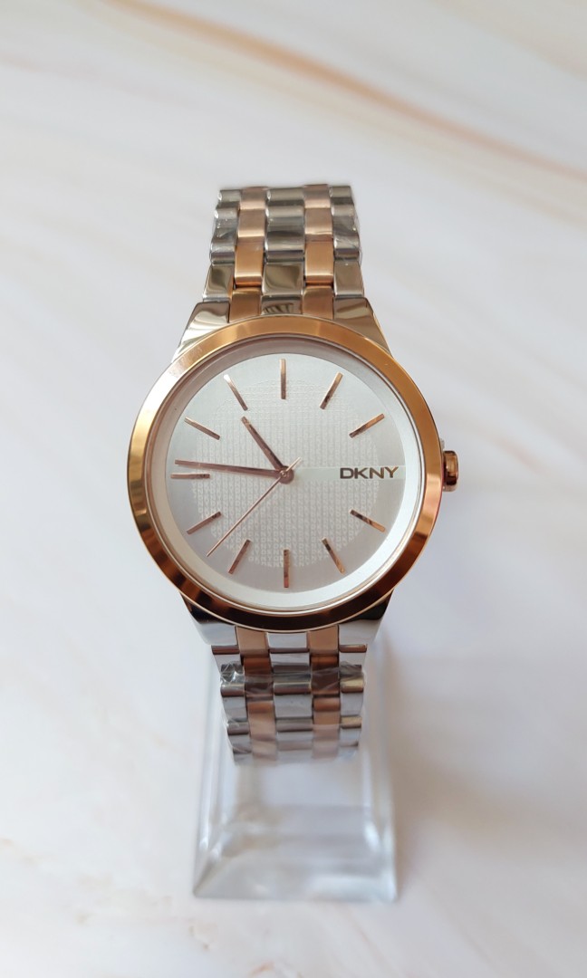 DKNY-2464 鋼帶女裝手錶, 名牌, 手錶- Carousell