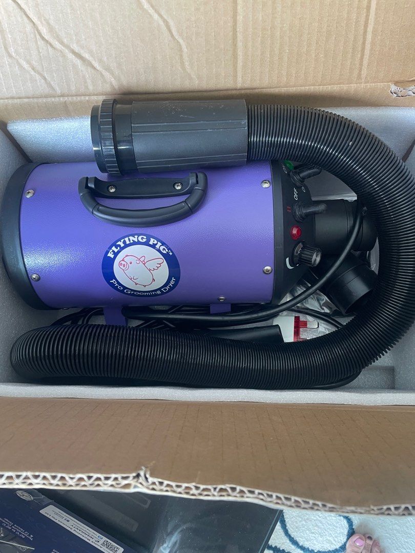 Flying top pig dryer