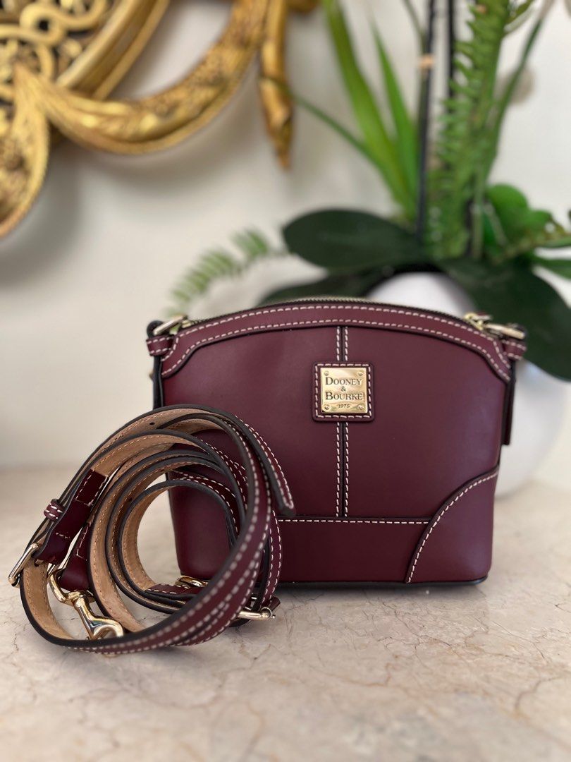 Dooney & bourke beacon domed medium satchel top