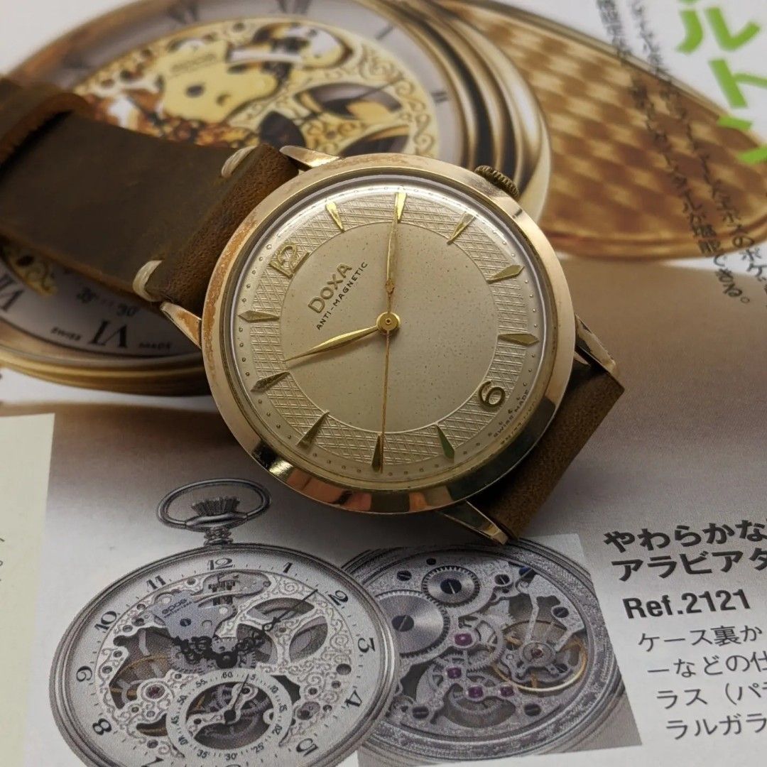 Doxa anti clearance magnetic gold watch