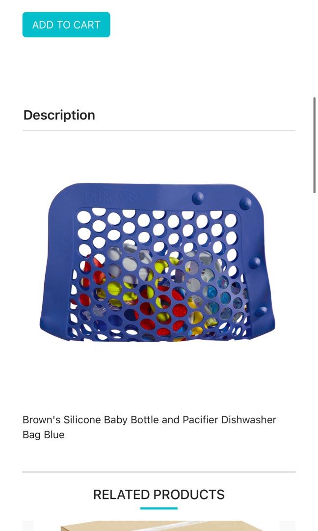Dr brown's dishwasher store bag