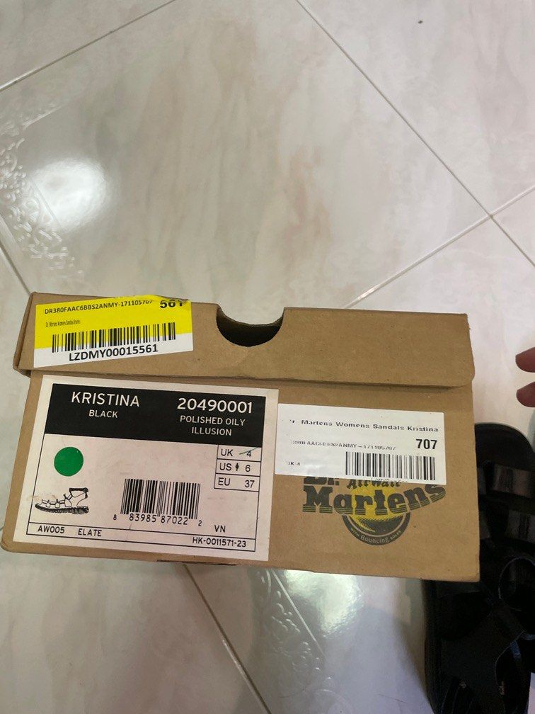 Dr Martens Kristina Black UK4