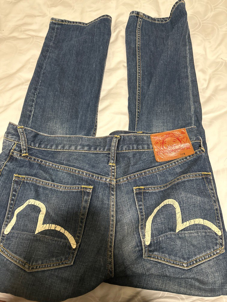 Evisu Genes Jeans, Men's Fashion, Bottoms, Jeans on Carousell