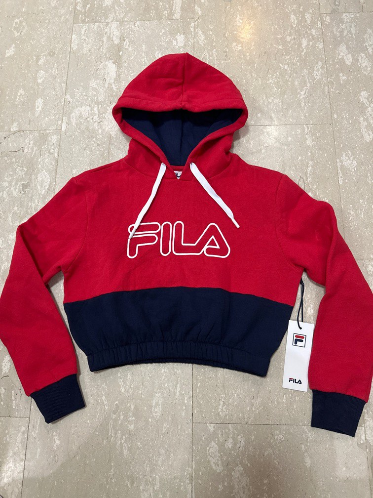 Fila dora top crop hoodie