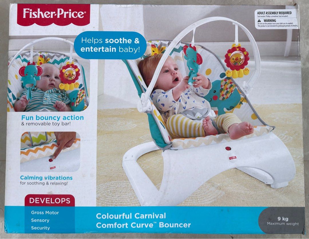 Fisher price colourful carnival bouncer top