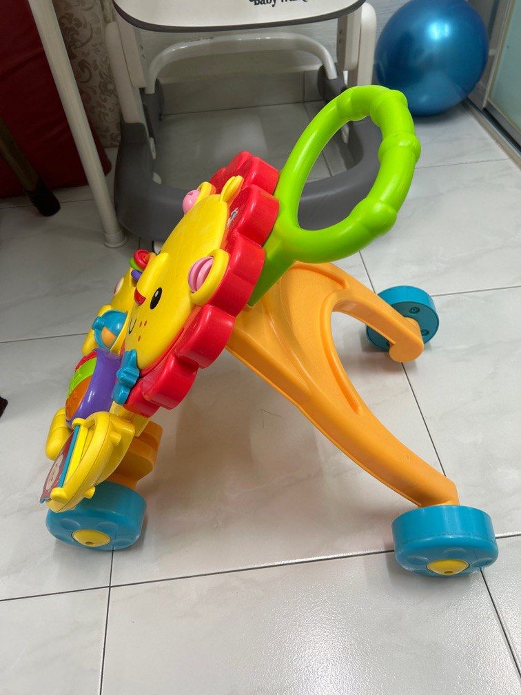 Fisher price musical lion walker Babies Kids Infant Playtime