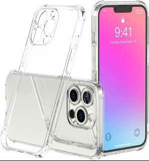 For Apple iPhone 14 Series Premium Soft Silicone TPU Shockproof Back Cover With Camera Lens Protector