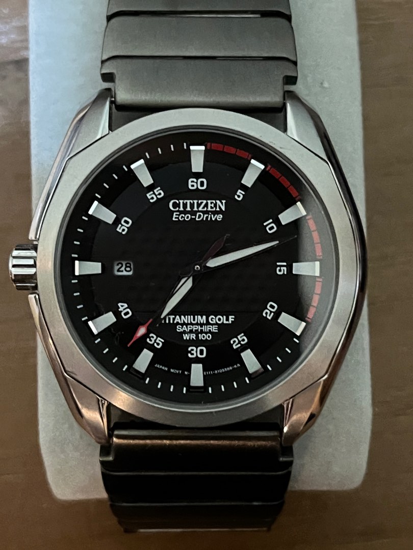 Citizen titanium golf cheap