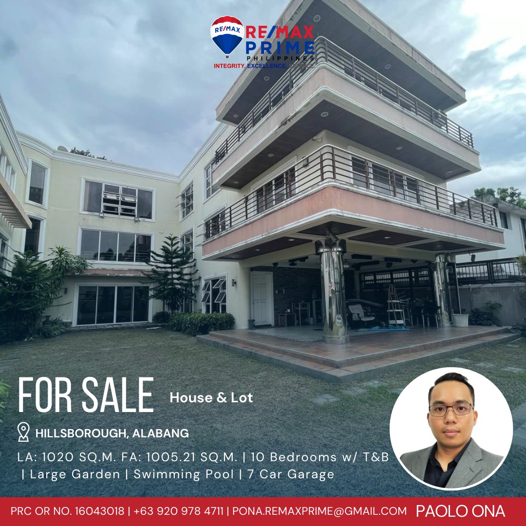 FOR SALE Corner LotHillsborough, Alabang, Property, For Sale, House ...