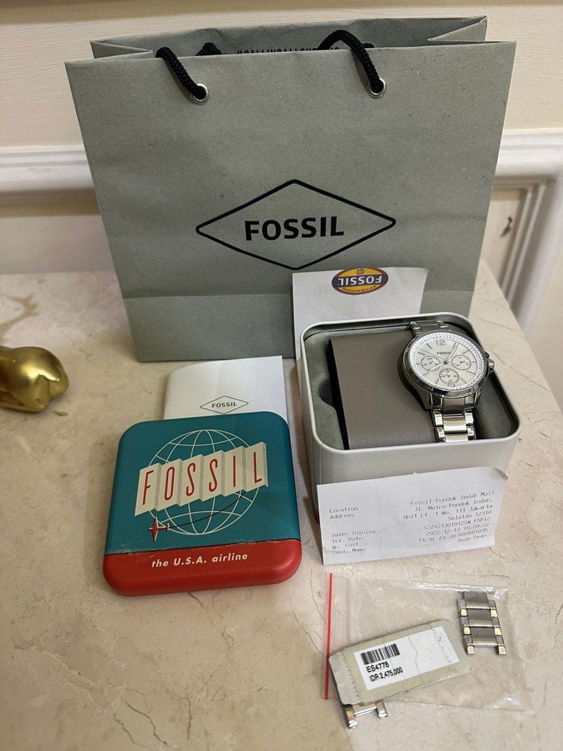 Fossil Watch Warranty (Jual Automatic Ceramic Watch Fossil Blue
