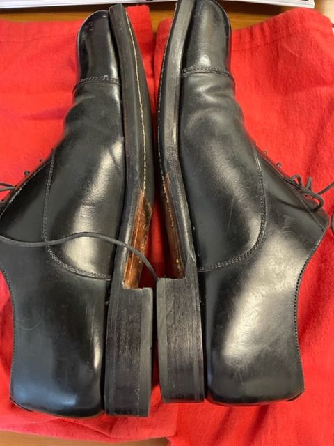 FS Shell Cordovan Horse Leather UK 7 Black 732 Forest Oxford