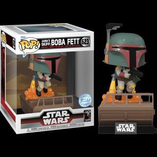 Funko Pop! Deluxe: Star Wars Jabba's Skiff - Han Solo Figure : Target