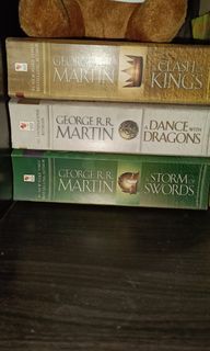 Game of thrones book set of 3