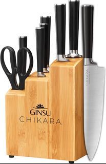 Chikara Series Forged 12-Piece Japanese Steel Knife Set, Cutlery Set with  420J Stainless Steel Kitchen Knives, Bamboo Block, CO - AliExpress