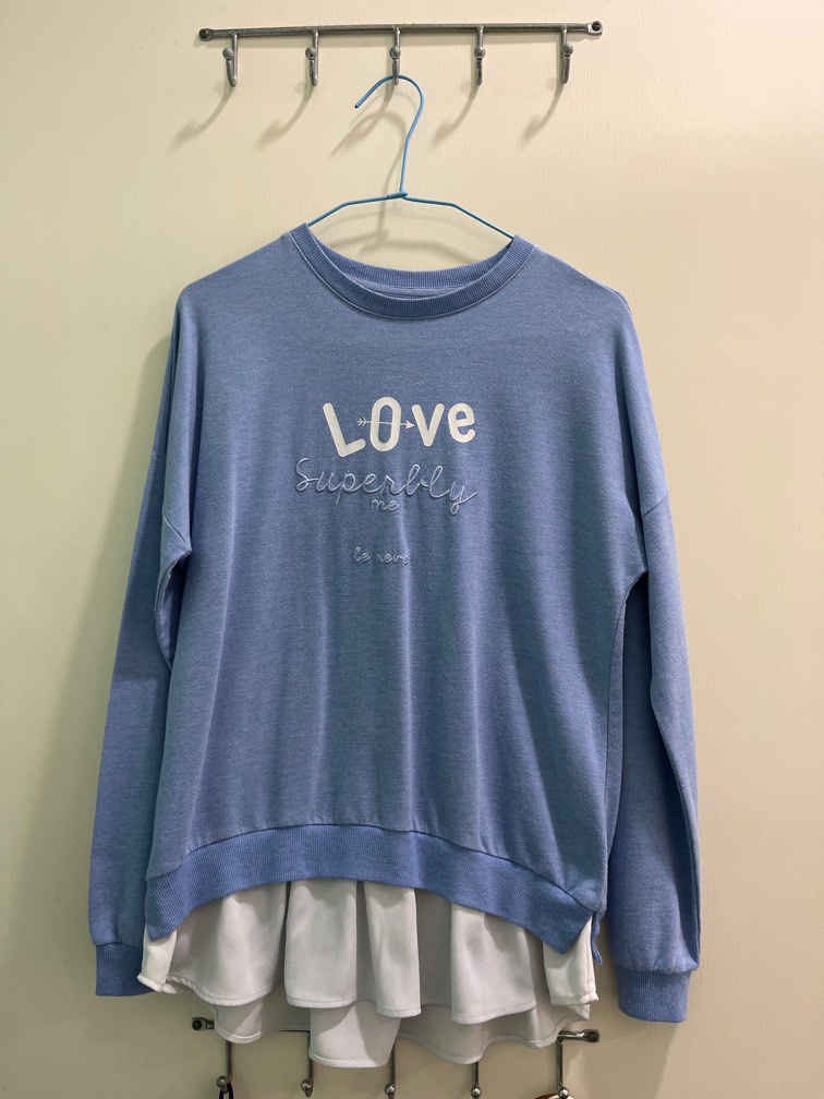Girls blue sweater cheap