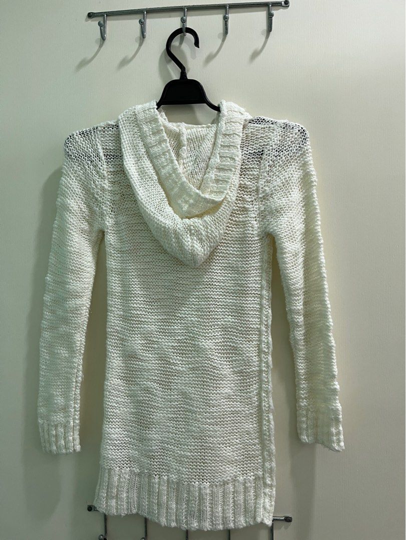 Girls Knitted Hoodie Sweater Babies Kids Babies Kids Fashion on Carousell