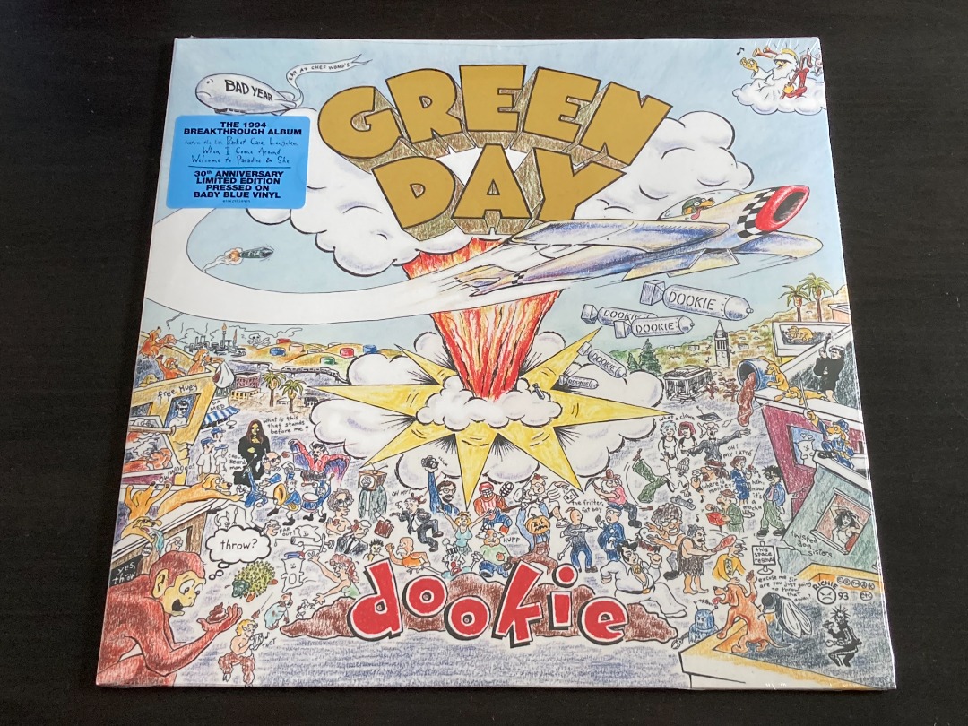 Green Day Dookie LP 33⅓rpm, Hobbies & Toys, Music & Media, Vinyls on