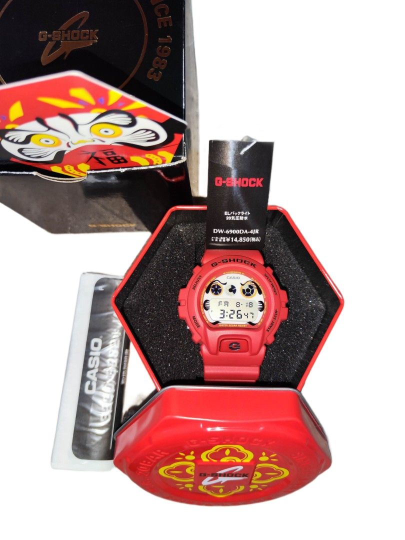G shock top dw6900 red