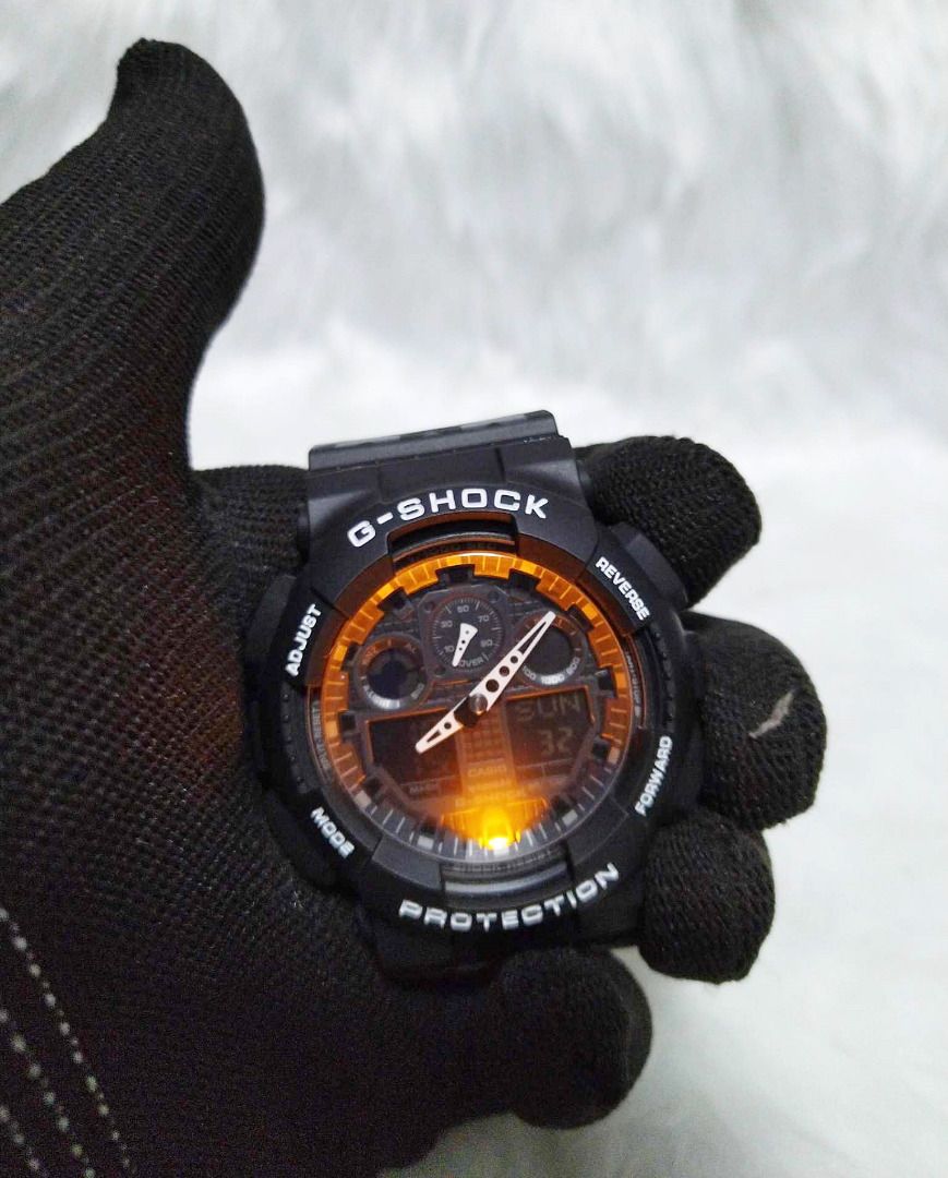 GSHOCK GA 100 BLACKOUT MODULE 5081 Men s Fashion Watches