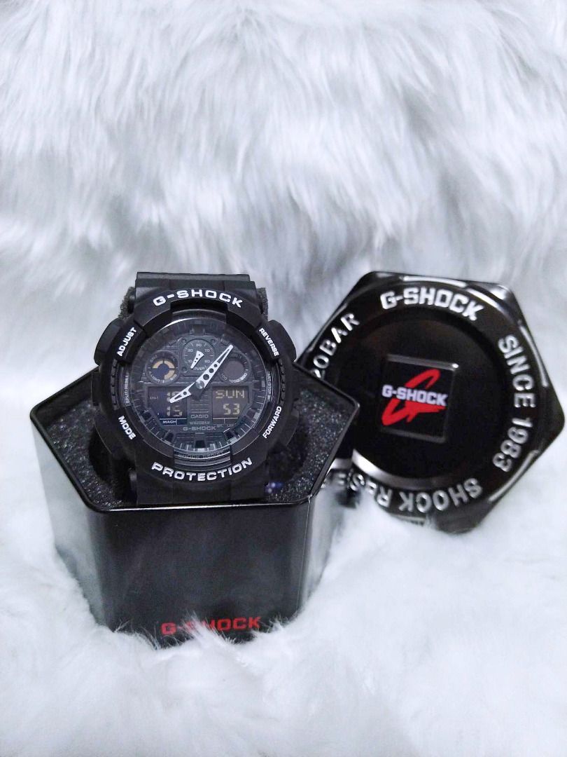 GSHOCK GA 100 BLACKOUT MODULE 5081 Men s Fashion Watches