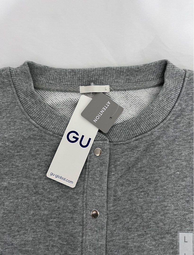 GU GRAY BUTTON DOWN JACKET (Category: Coats, Jackets and Outerwear) located in Quezon City. Submitted by justdeclutter2023 (Listing ID 1268219001, Image 3). Description: .