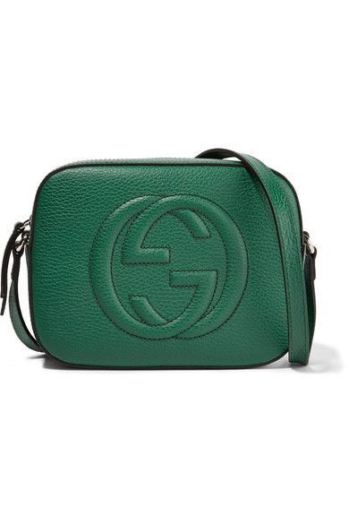 Gucci Soho Disco Pebbled Calfskin Leather Sling Bag Crossbody in