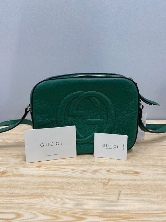 Gucci soho disco sale bag emerald green