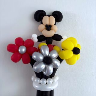Handmade Mickey mouse daisy hand sculpted balloon bouquet  | birthday| valentine’s | Graduation | Anniversary | Baby Shower ｜ get well soon | housewarming | congratulations| Mother Father’s day | POP | Teacher’s day | Children’s day | Christmas