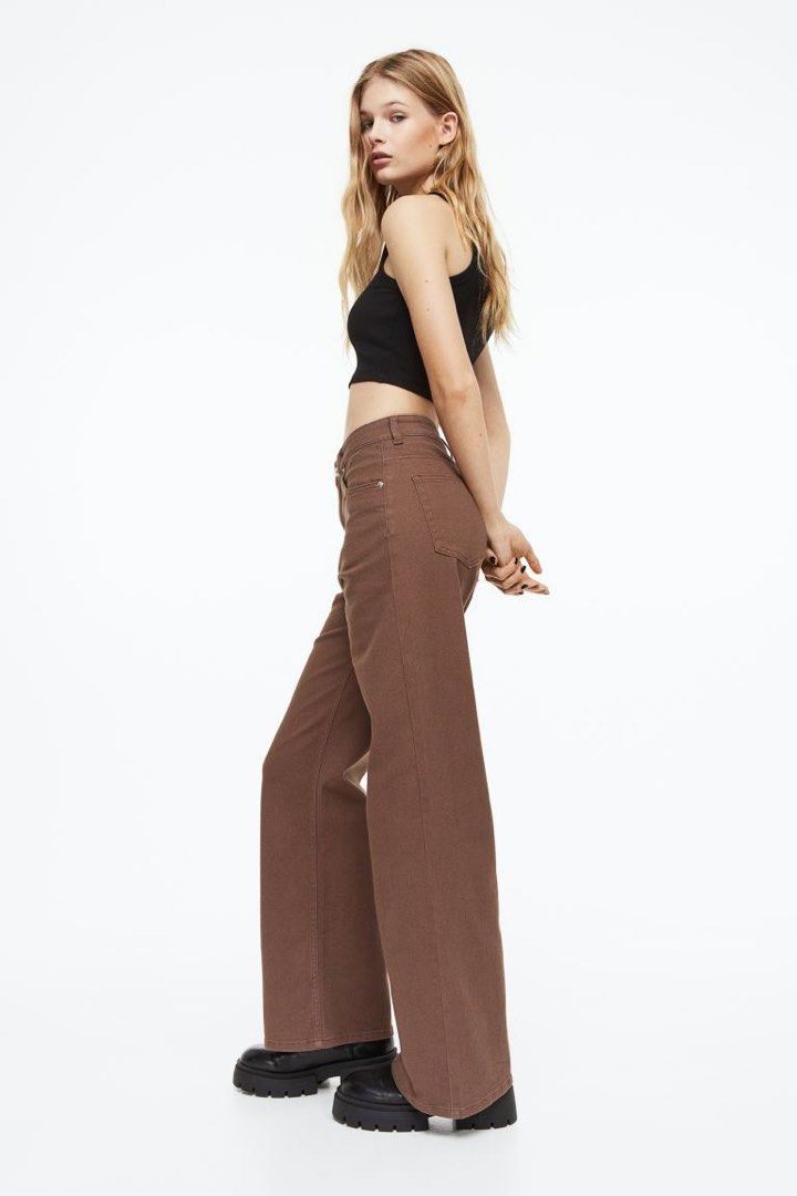 H&m high rise top pants