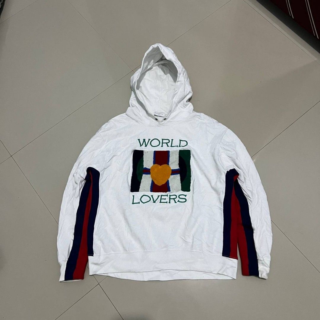 Sandro world lovers hoodie cheap