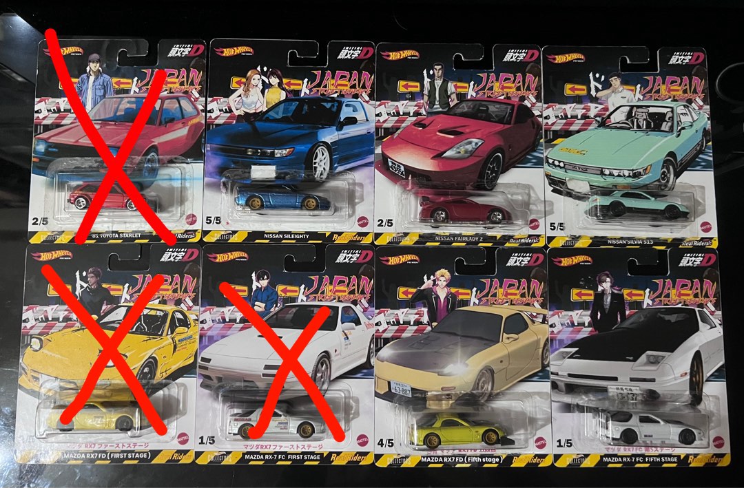 HOT WHEELS CUSTOM INITIAL D LOT Hobbies Toys Toys Games on Carousell