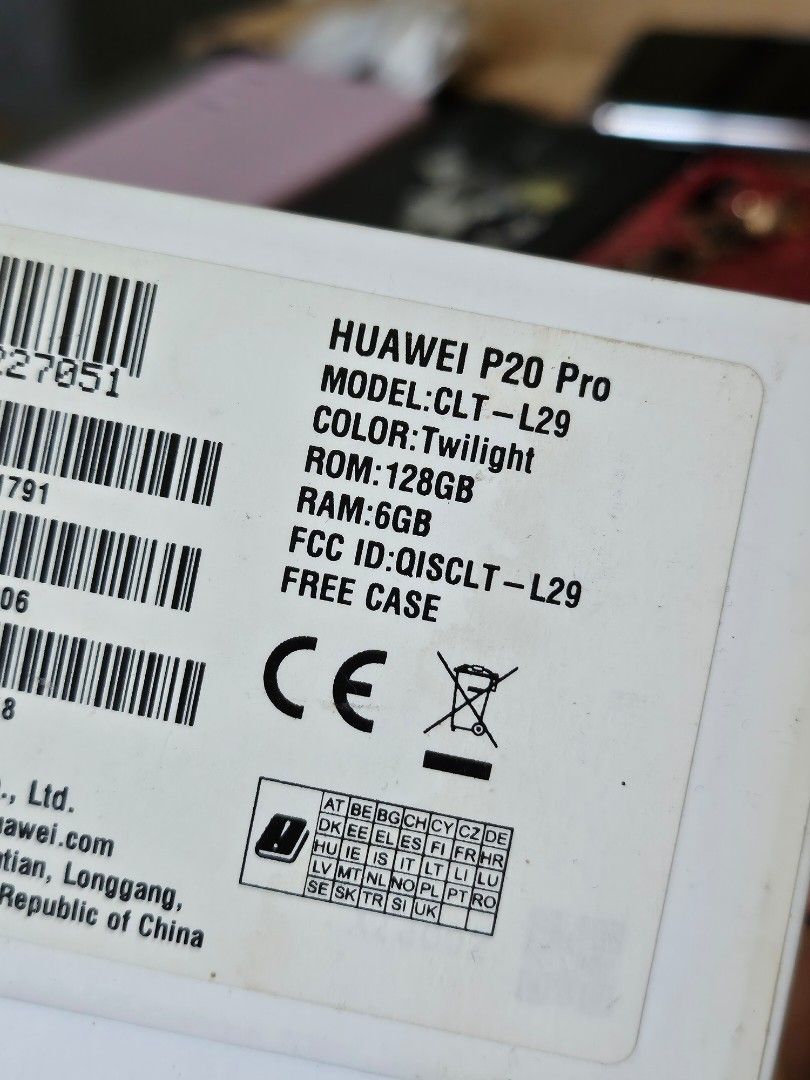 Huawei P20 Pro Twilight (Category: Huawei) located in Mandaluyong City. Submitted by siyarmeyn (Listing ID 1268217430, Image 3). Description: Lightly used and cared for Huawei P20 Pro Twilight 128gb ROM First owner With box Unused 3.5mm jack to USB-C adapter Unused wired earphones (just unwrapped to check how long it is) includes 5 phone cases + 1 unused phone case from Huawei No issues, never been repaired whatsoever RFS: Got a new phone, need f