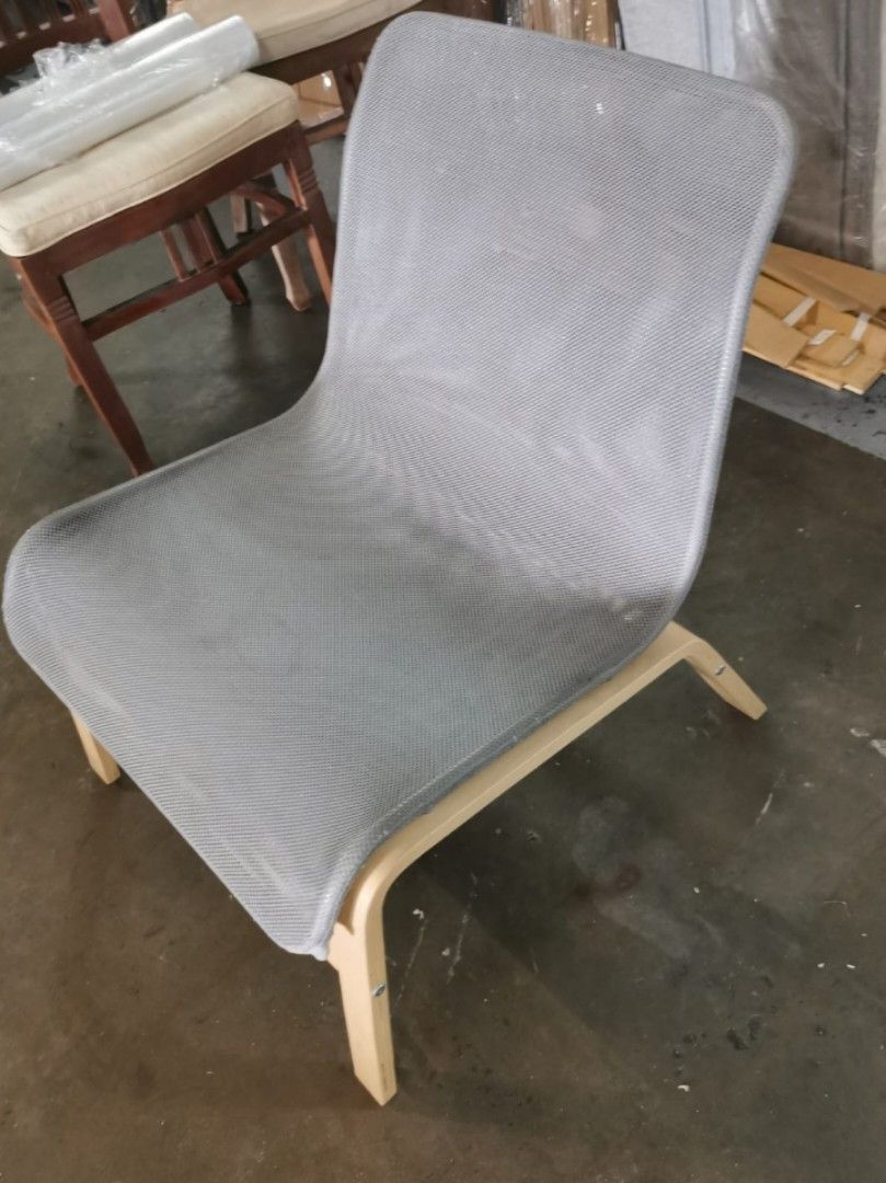 Ikea grey mesh chair, Furniture & Home Living, Furniture, Chairs on
