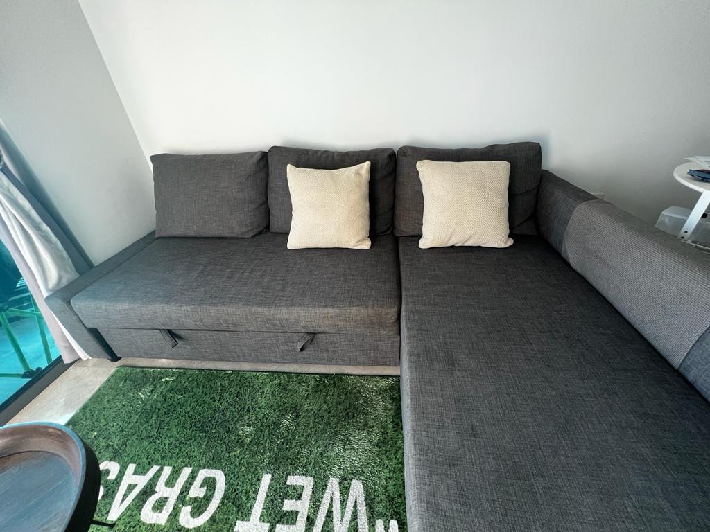 IKEA L Shape Sofa with storage, Furniture & Home Living, Furniture