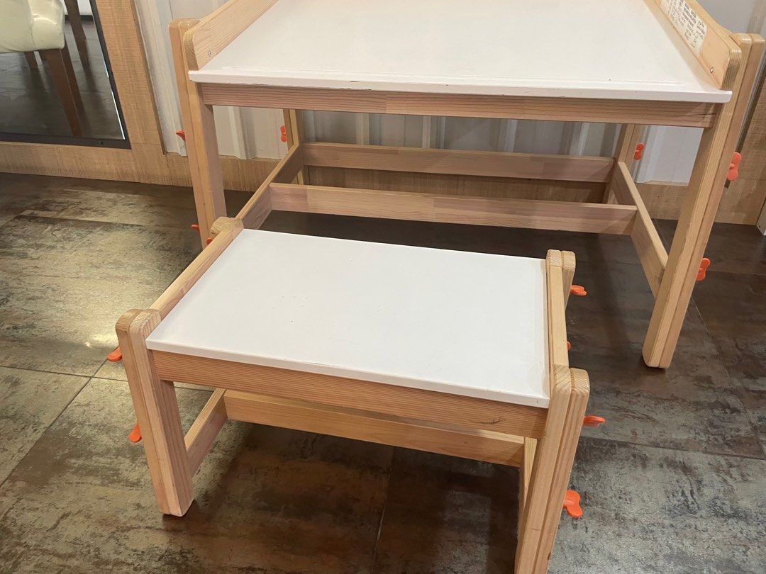 IKEA table and chair, Furniture & Home Living, Furniture, Tables & Sets