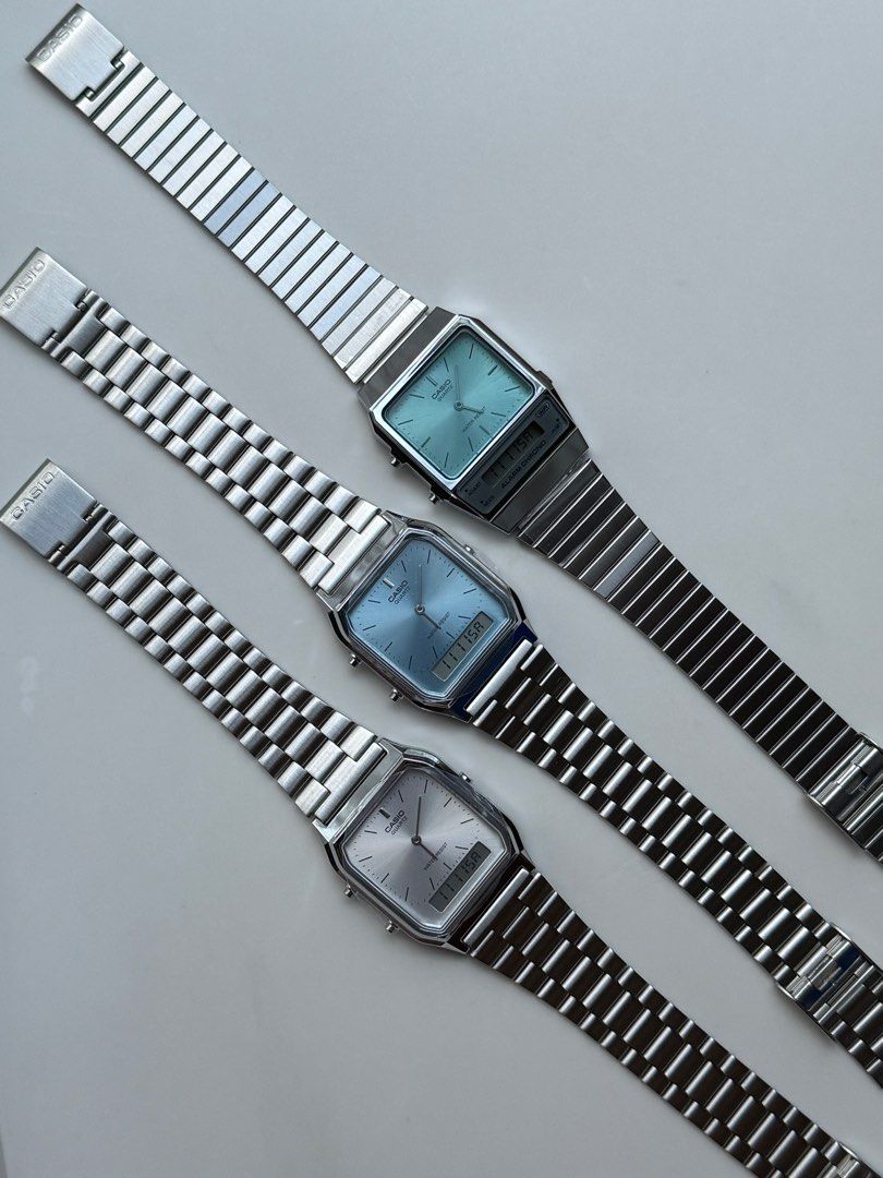 Instock Ice Blue Casio AQ230 2A1MQY