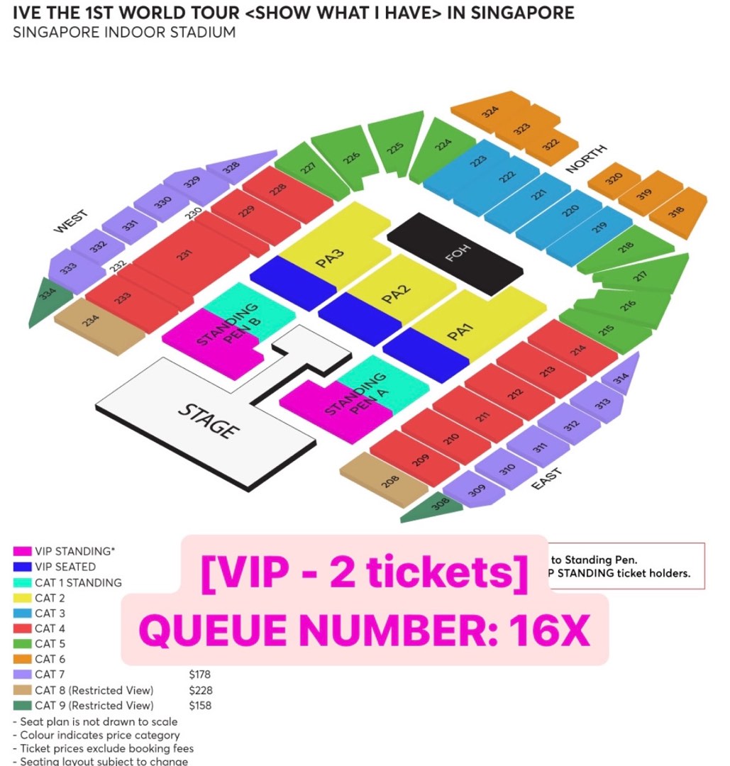 [LOW QUEUE] IVE VIP CONCERT TICKETS, Tickets & Vouchers, Event Tickets